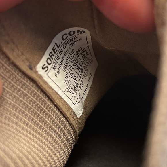 Sorel Women's Joan Of Arctic Wedge II Chelsea Nude Color Size 5.5 NL3022-010. - Picture 8 of 8